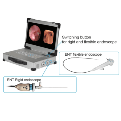 HD-3310 2 in 1 Flexible and Rigid Endoscopic Endoscope Camera System